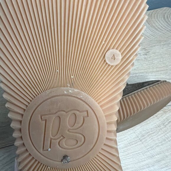 Paul Green Lace Up Platform Hiking Ankle Boots Tan Suede Gorpcore Size 6.5 US - Picture 9 of 11